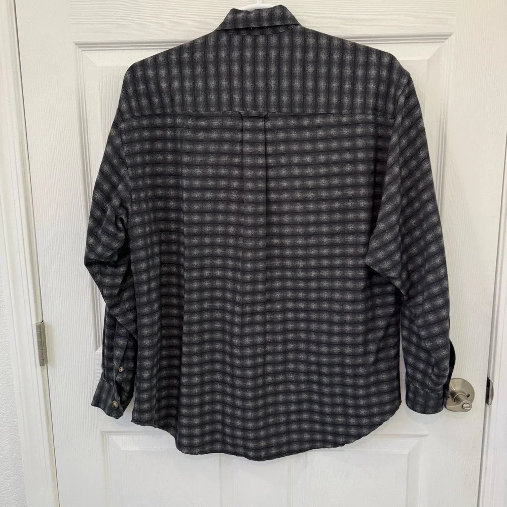 The North Face Shirt Mens Large Plaid Casual Button Up Chest Pockets‎